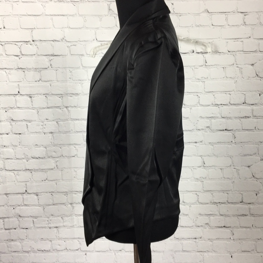 Shape FX Black Tuxedo Cut Form Fitting Blazer NWT - Picture 3 of 8